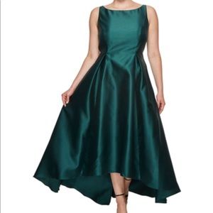 Adrianna Papell plus sz High-Low Arcadia Ball Gown
